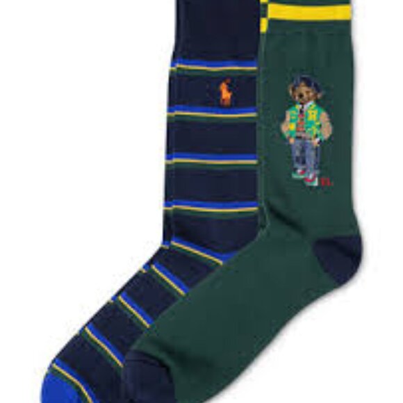 Polo Bear Trouser Sock 2-Pack - Picture 2 of 3